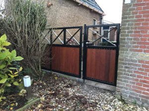 poedergecoat stalen hekwerk